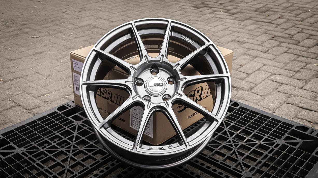 GTX01 R18x8 ET 45 PCD 5x114 - Dark Silver (Original Japan) — image 1