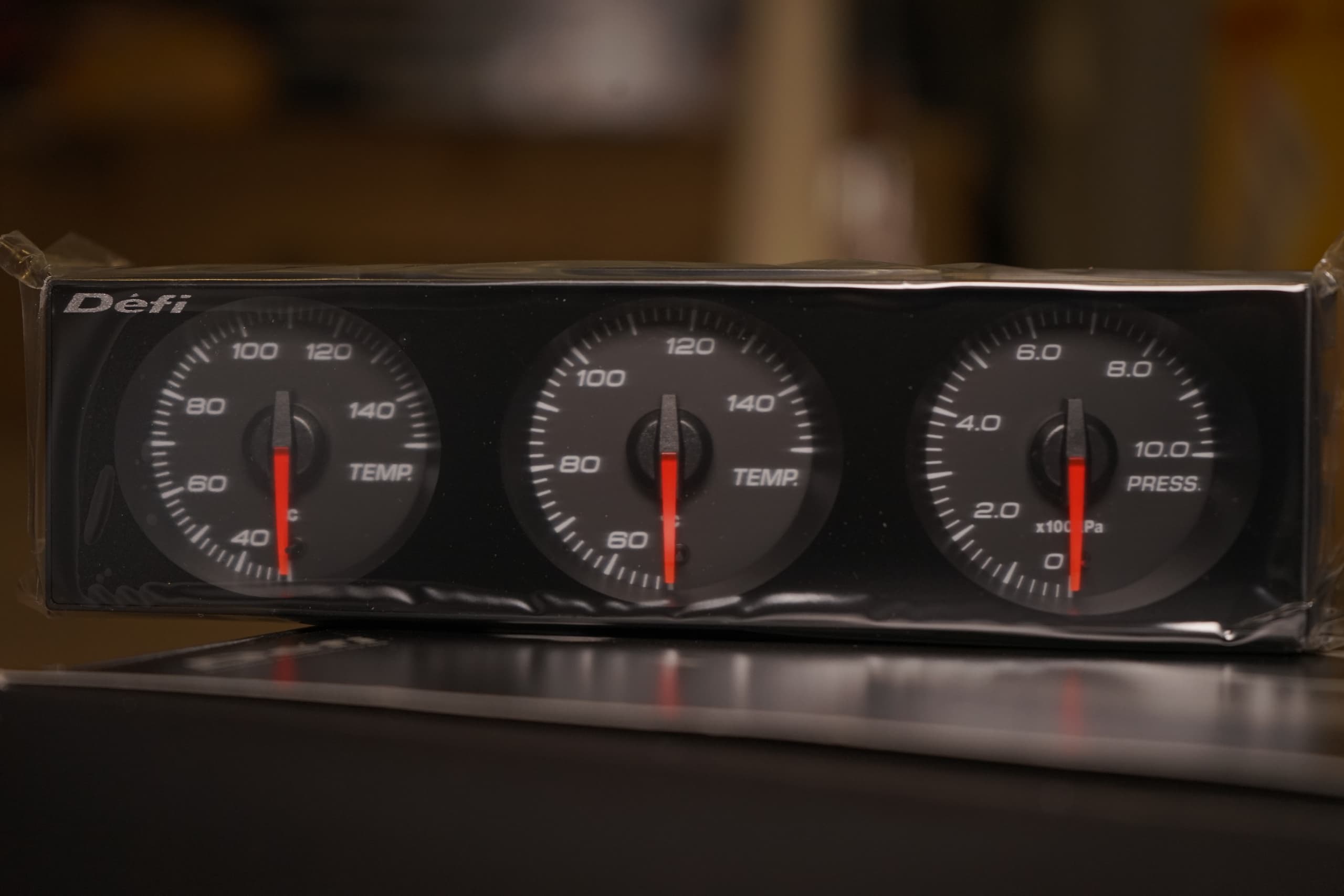 Defi DIN-Gauge 3-in-1 Triple Meter Kit view 4
