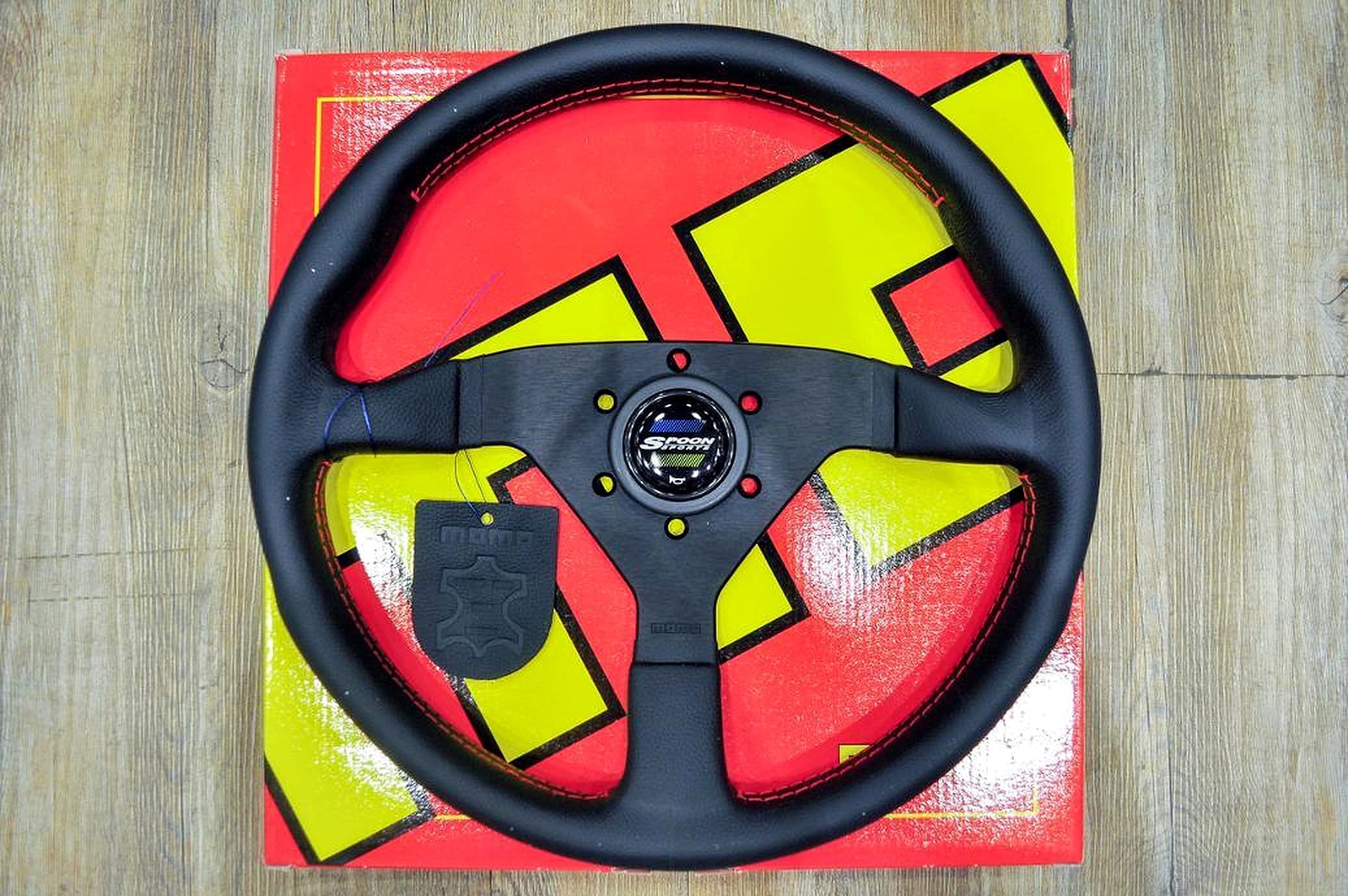 SPOON Sports Racing Steering Wheel - 340mm (Momo Collab) — image 1