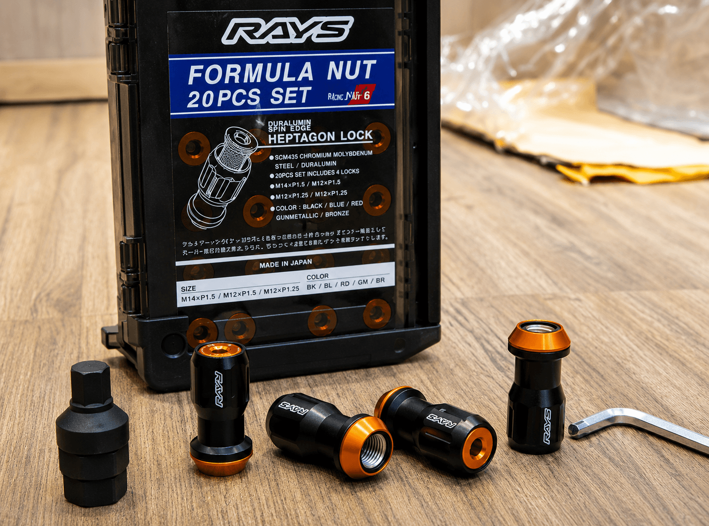 RAYS Engineering Official Japan Formula Nut II Set - M12 x P1.50 view 4