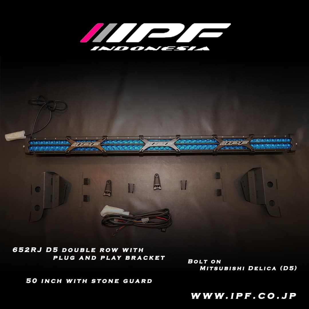 IPF 652D5 LED Light Bar Set for Mitsubishi Delica D:5 — image 1