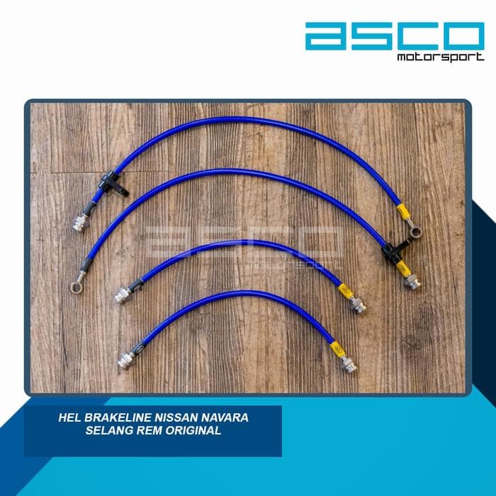 HEL Performance Stainless Steel Braided Brake Line Kit for Nissan NAVARA NP300 — image 1