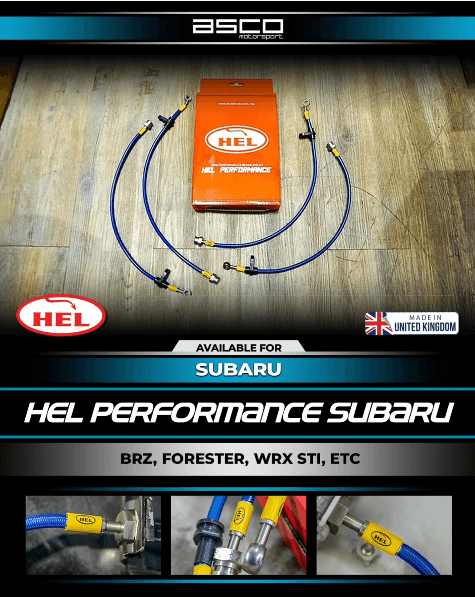 HEL Performance Stainless Steel Braided Brake Line Kit for Subaru FORESTER SH