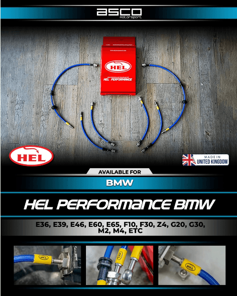 HEL Performance Stainless Steel Braided Brake Line Kit for Bmw F22