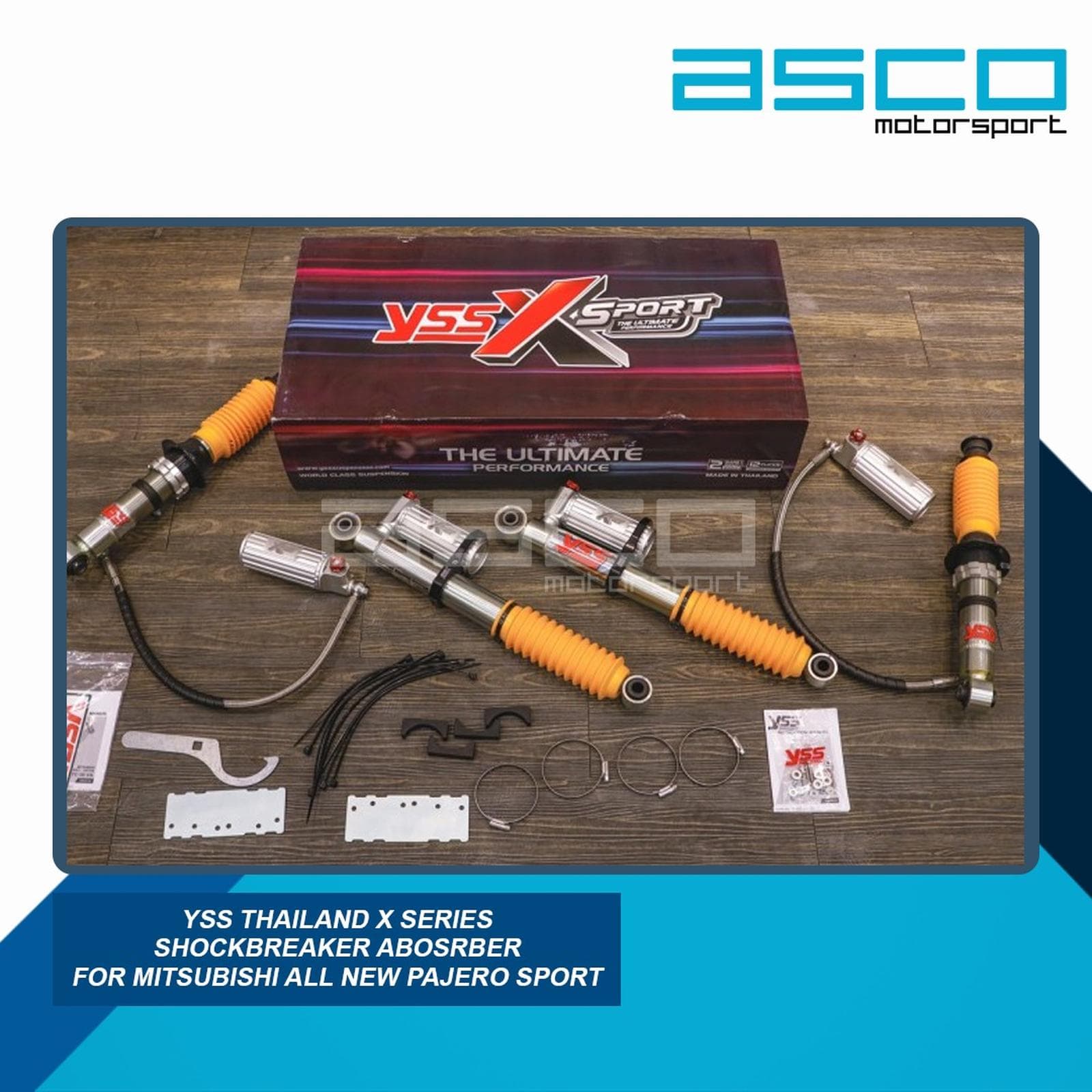 YSS X-Sport Performance Suspension Kit for Mitsubishi Pajero Old & ANPS view 1