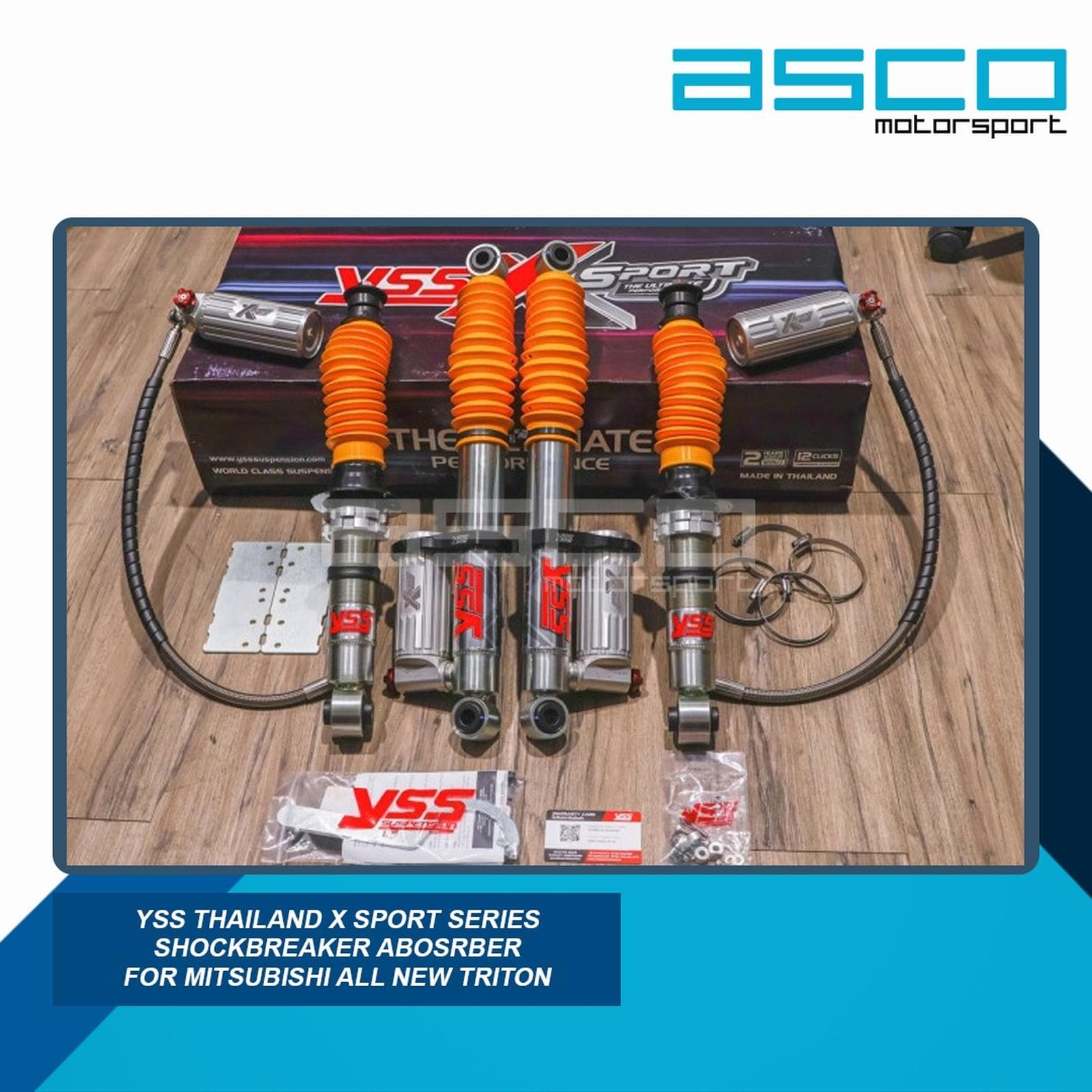 YSS X-Sport Performance Suspension Kit for Mitsubishi Triton view 1