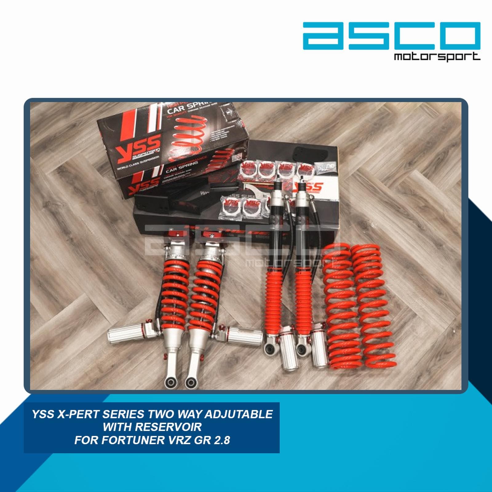 YSS X-Pert Performance Suspension Kit for Toyota Fortuner VRZ 15+ — image 1