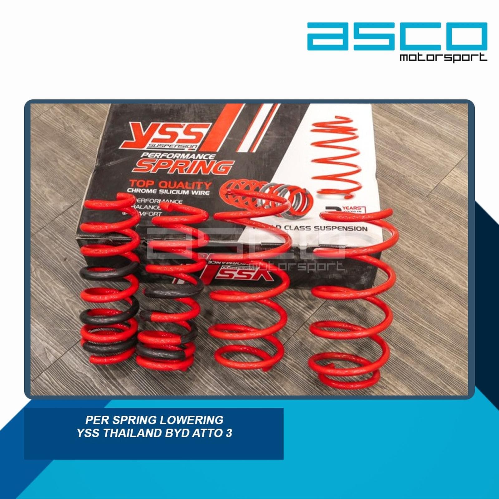 YSS Performance Lowering Spring Kit (Passenger Car) for BYD Atto 3 view 1