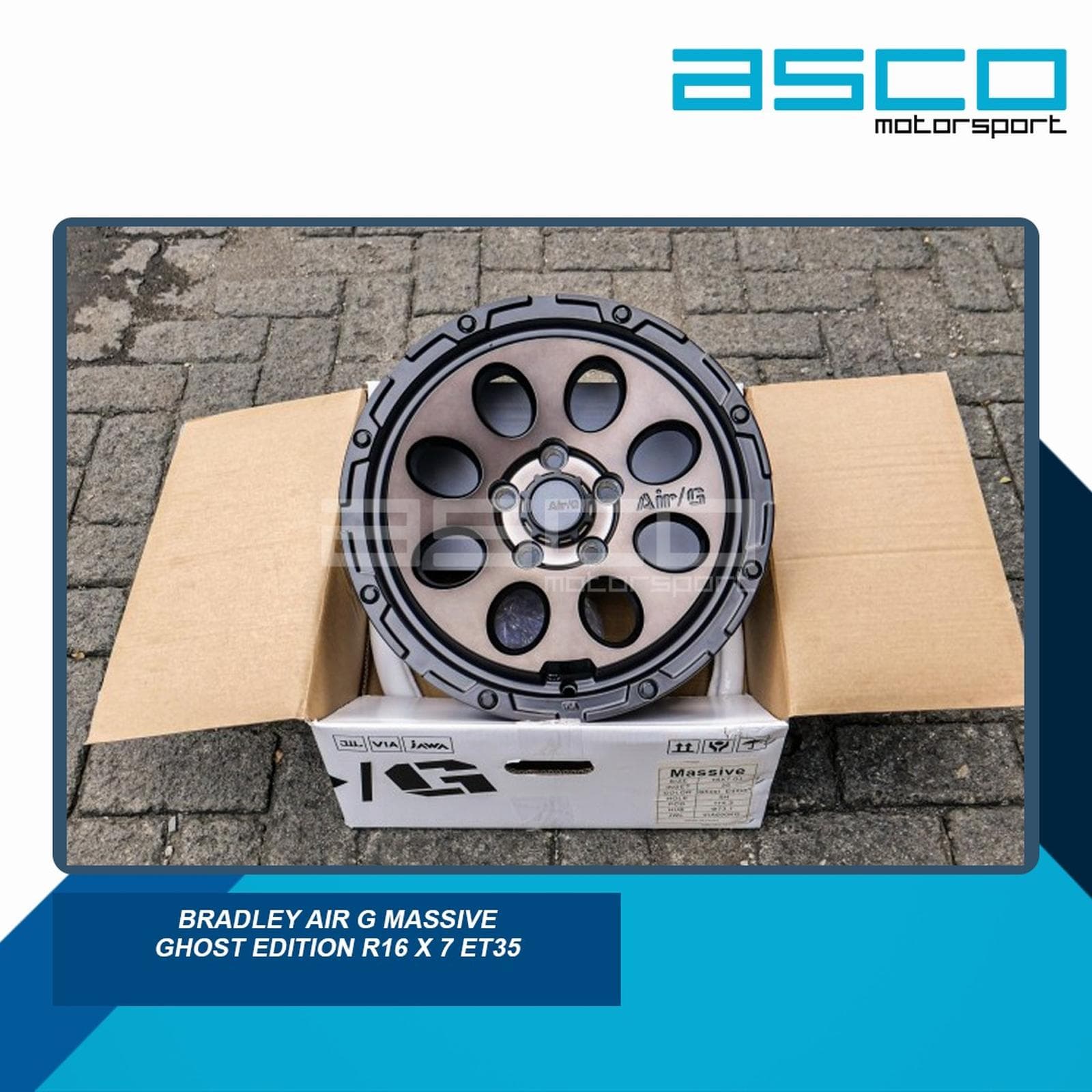 Bradley Air/G Massive 16x7 ET35 5x114.3 view 1