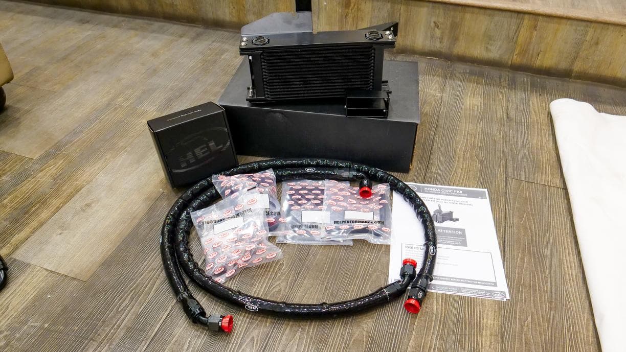 HEL Performance Oil Cooler Kit Honda Civic FK8 Type R — image 1