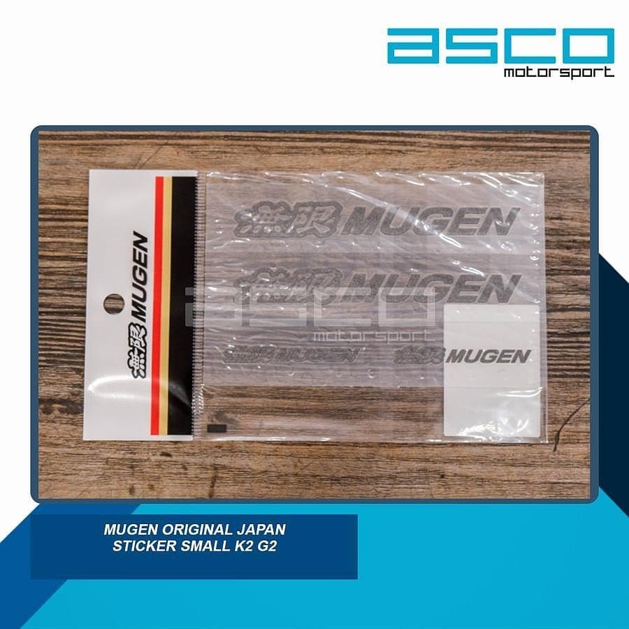 MUGEN Original Japan Sticker - Small K2 G2 — image 1