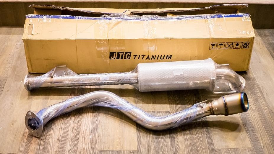 JTC Titanium Muffler Toyota Fortuner / Innova 2GD view 1